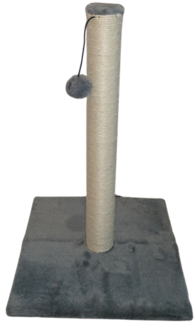 Relipet RL2143 Mini Cat Scratching Post with Plush Base & Hanging Ball