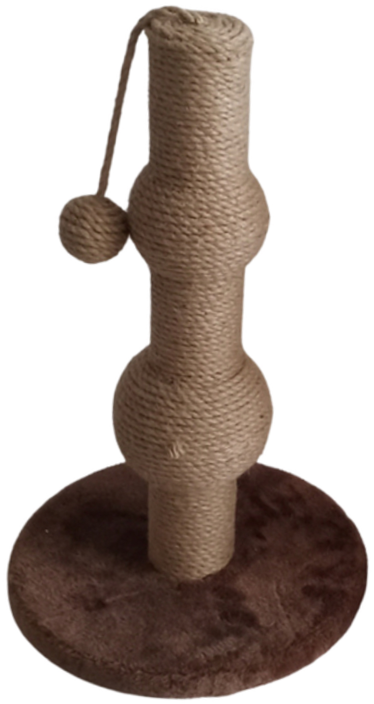 Relipet RL2144 Unique Gourd Shape Cat Scratcher with Hanging Jute Ball