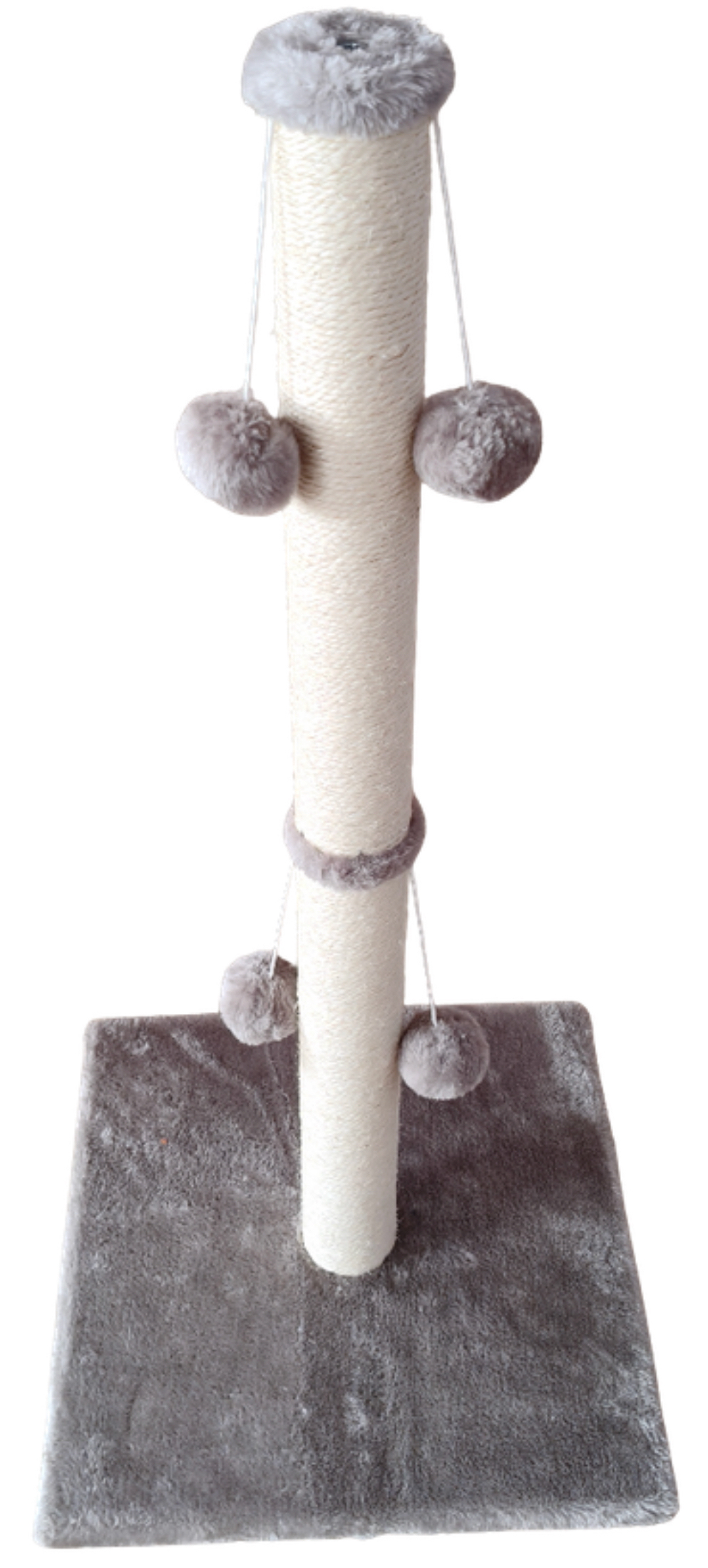 Relipet RL2683V3 Tall Cat Scratcher with two Sections & Hanging Balls