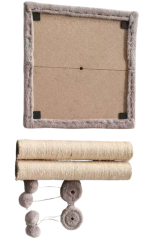 Relipet RL2683V3 Tall Cat Scratcher with two Sections & Hanging Balls