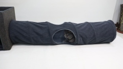 Relipet RLF006 Foldable Cat Cave & Tunnel Set with Sisal Scratch, Gray