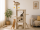 Relipet RL2425 Multi-Level Cat Tree with Transparent Bubble and Spring Ball Toys