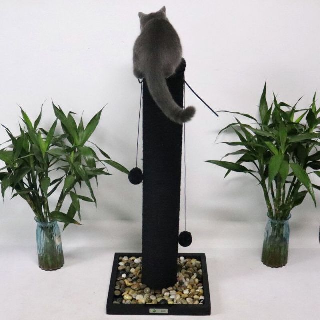 Relipet RL2312 Cobble Stone Base Scratching Post for Cats - Stable & Stylish