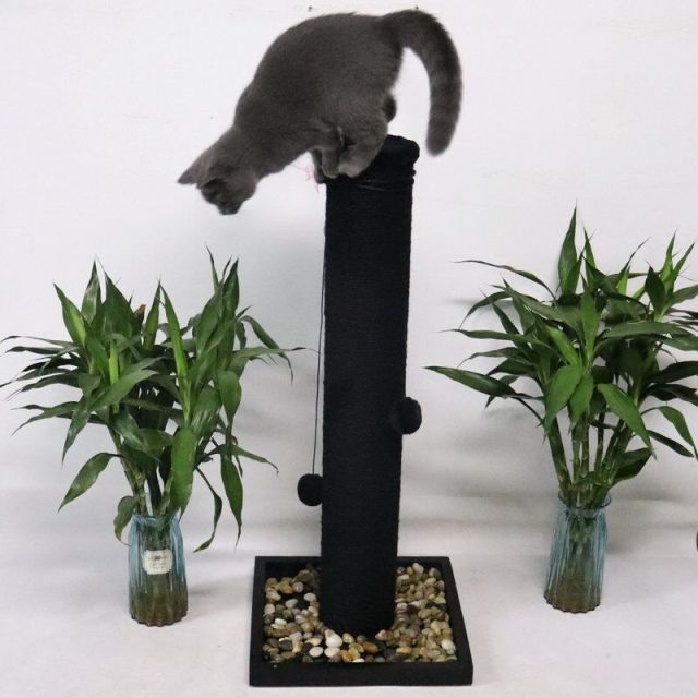 Relipet RL2312 Cobble Stone Base Scratching Post for Cats - Stable & Stylish
