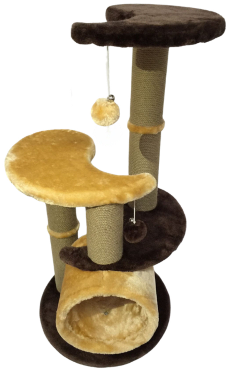 Relipet RL17328 Multi-Level Cat Tower with Scratching Posts