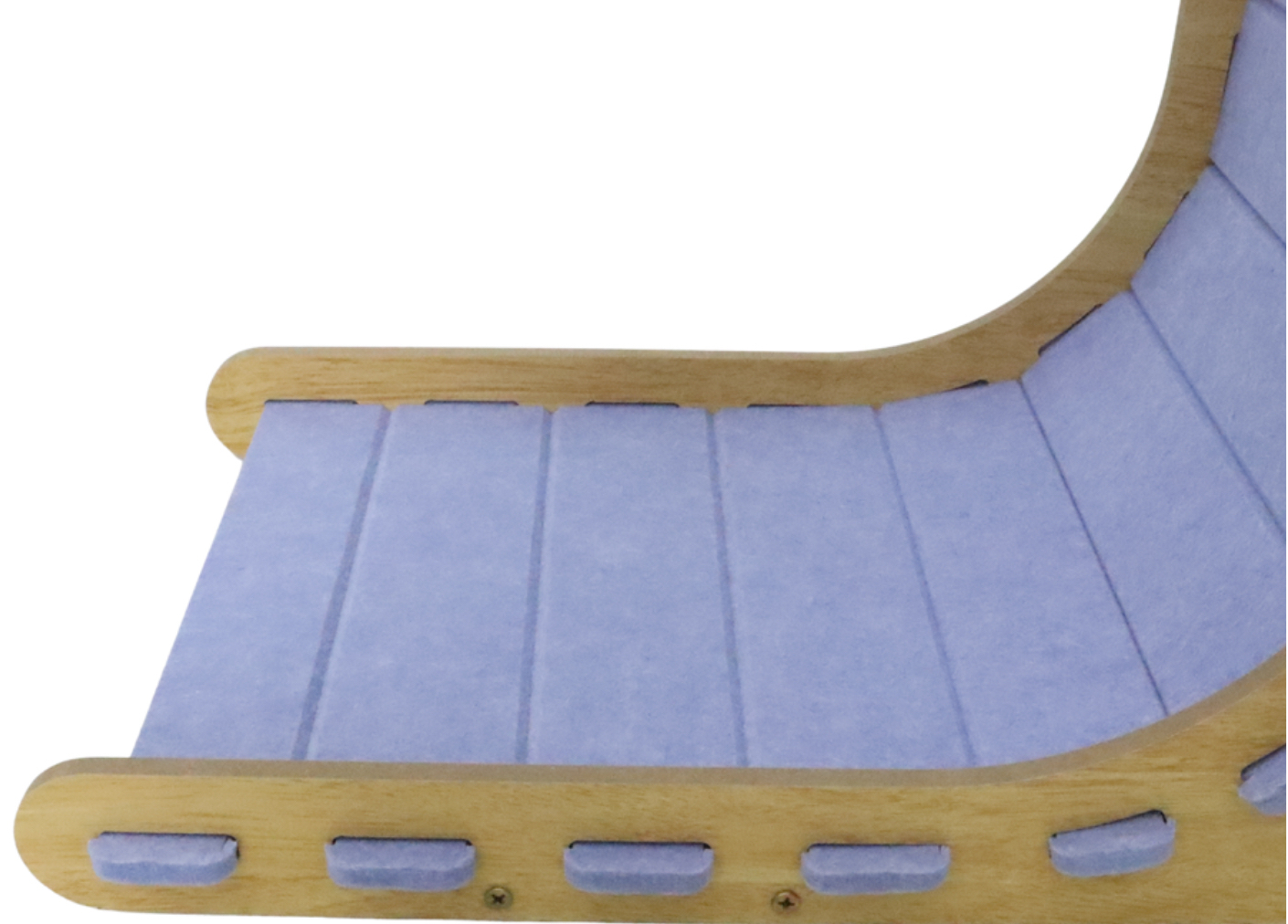 Relipet RL3005V1 Corner Felt Cat Scratcher – L-Shape with Hanging Pom-Pom, Kitten Climb & Scratch Corner