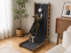 Relipet RL3005V2 Corner Cat Scratcher L-Shape – Felt Scratching Pad with Hanging Plush Ball for Kittens, Small Space Saving Climb & Scratch Furniture Protector