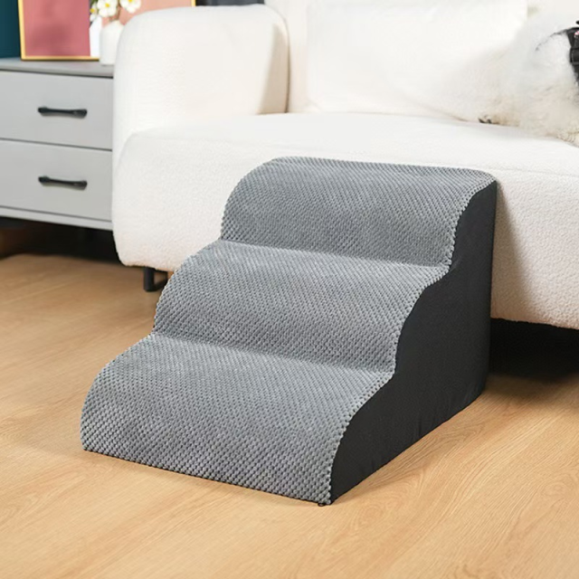 Relipet RL2746 High-Resilience Pet Ramp Stairs with Anti-Slip Base
