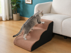 Relipet RL2746 High-Resilience Pet Ramp Stairs with Anti-Slip Base