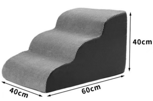 Relipet RL2746 High-Resilience Pet Ramp Stairs with Anti-Slip Base