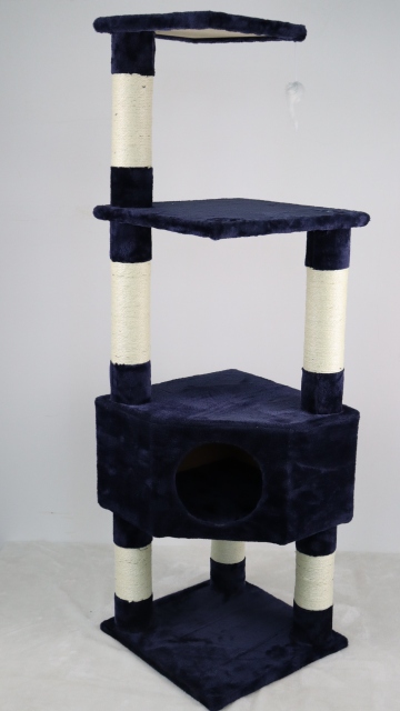 Relipet RL17434 Multi-Level Cat Tree with Sisal Scratching Posts & Hanging Toy