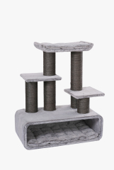 RL2811V3 Premium Cat Tree 109cm Grey  for Large Cats & Multi-Cat Homes