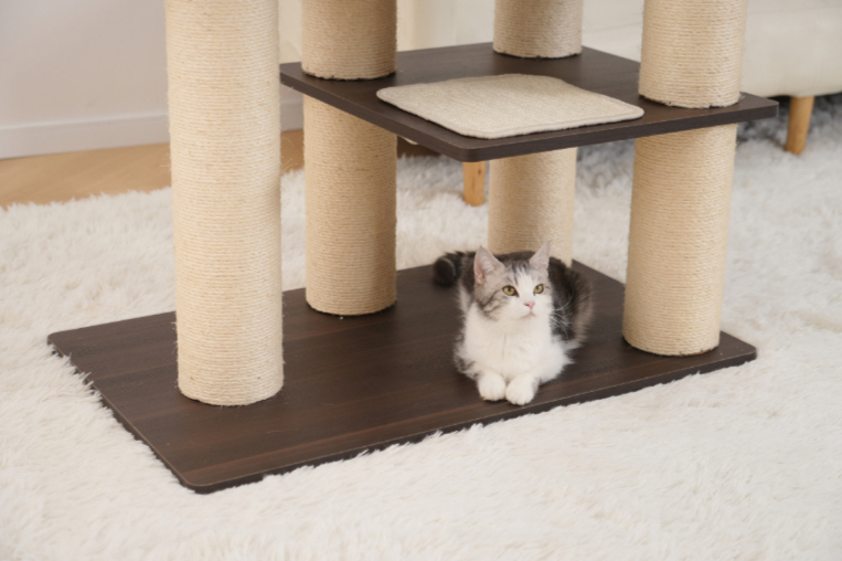 RL2813V2 Premium Multi-Cat Cat Tree 172cm With Spacious Hideaway