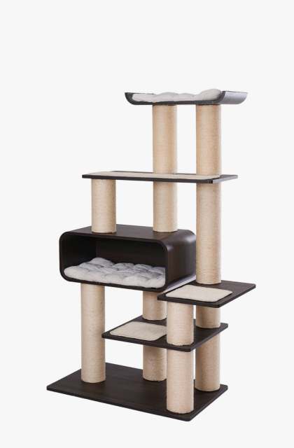 RL2813V2 Premium Multi-Cat Cat Tree 172cm With Spacious Hideaway
