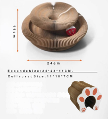 Relipet RL2876 Magic Cat Toy – Foldable Corrugated Cardboard Scratcher with Magnetic Ends