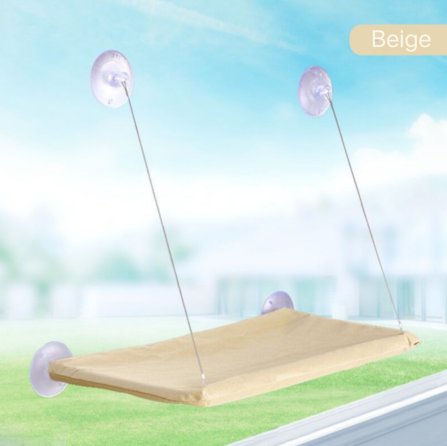 Relipet RL2875 Window Mounted Cat Bed - 55x35cm Heavy Duty Cat Window Perch with 6 Color Options (Supports OEM)