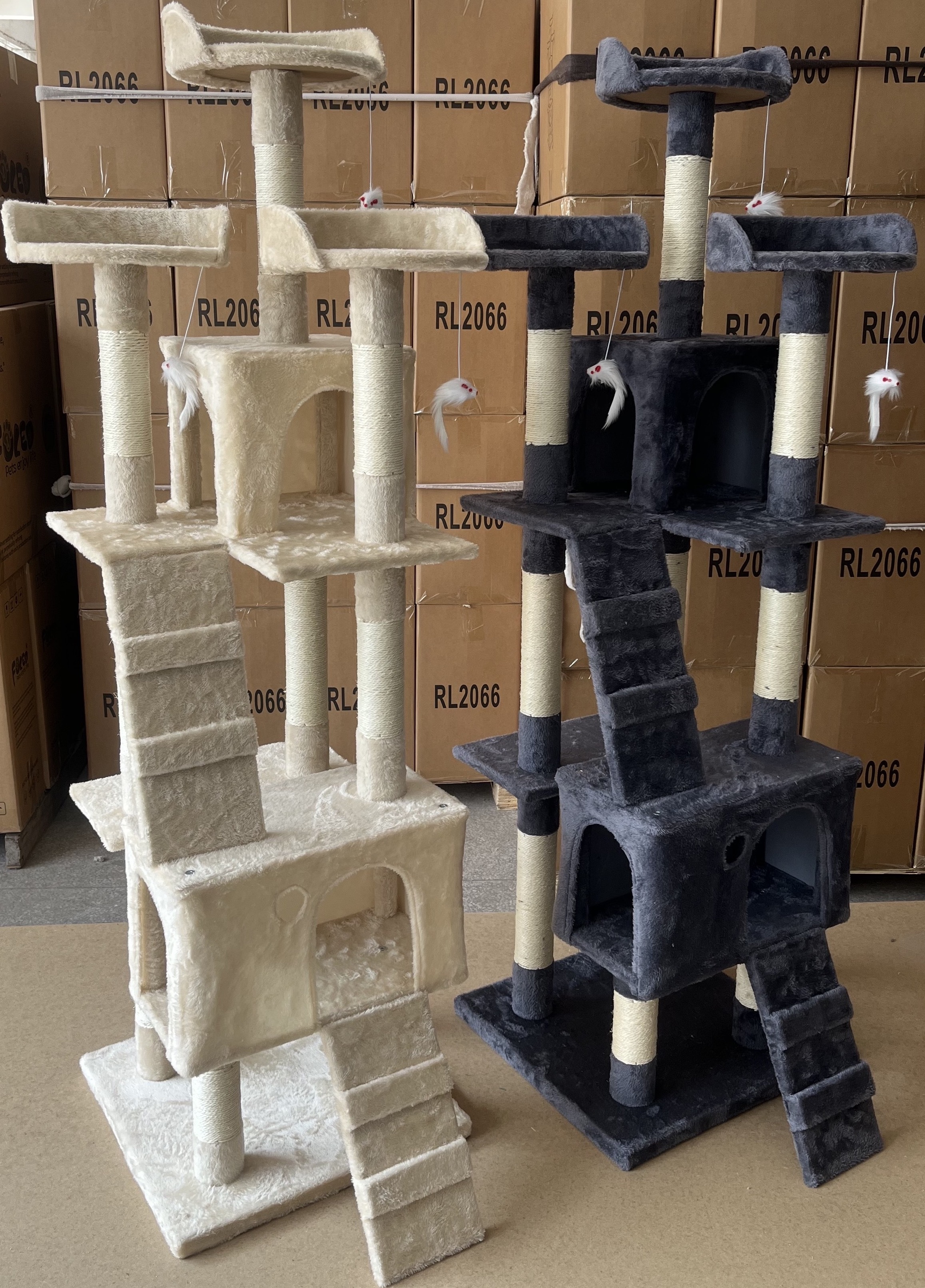 Relipet Economy Cat Tree, 170cm Multi-Level Cat Tower for 1–2 Cats