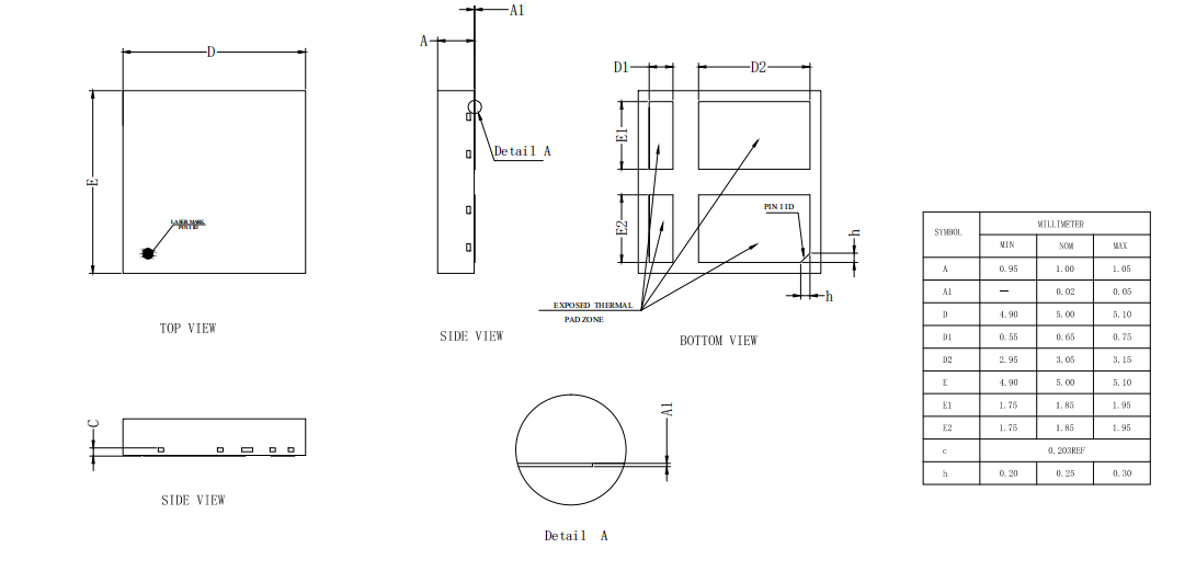 DFN5X5-4L,WanYing Chip Packaging & Testing Electronics Co., Ltd.,DFN5X5-4L
