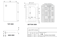 QFN3X4-24L,WanYing Chip Packaging & Testing Electronics Co., Ltd.,QFN3X4-24L