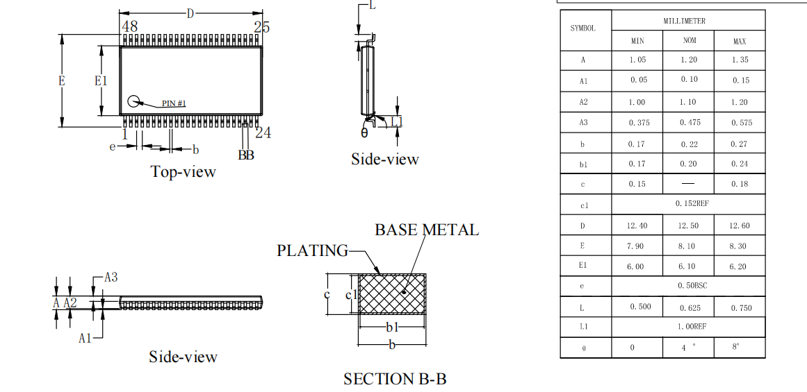 SOP48L,WanYing Chip Packaging & Testing Electronics Co., Ltd.,SOP48L