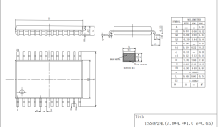 TSSOP24L,WanYing Chip Packaging & Testing Electronics Co., Ltd.,TSSOP24L