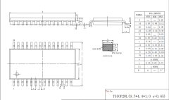 TSSOP28L,WanYing Chip Packaging & Testing Electronics Co., Ltd.,TSSOP28L