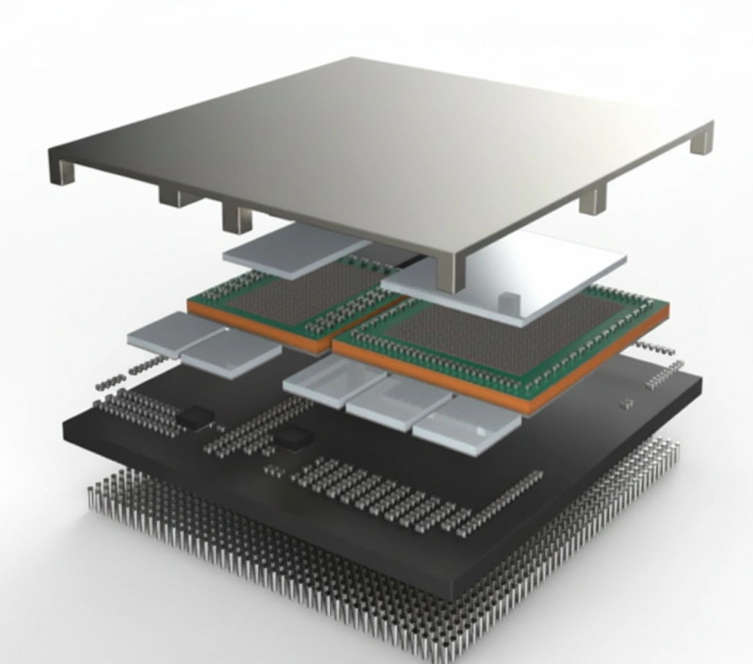 D-SiP semiconductor packaging project image