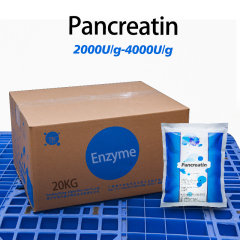 Enzimas proteolíticas personalizadas em suco pancreático 2000u/g para uso alimentício e farmacêutico.
