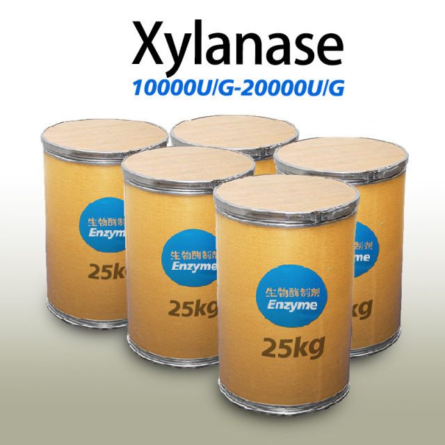Xylanase-Enzym 20000 U/g, verwendet für die Lebensmittel- und Futtermittelverarbeitung, kundenspezifische Lebensmittel- und Futtermittelqualität