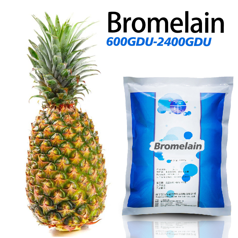 Bromelain in pineapple juice 2400GDU use in industry of dietary supplement Medical
