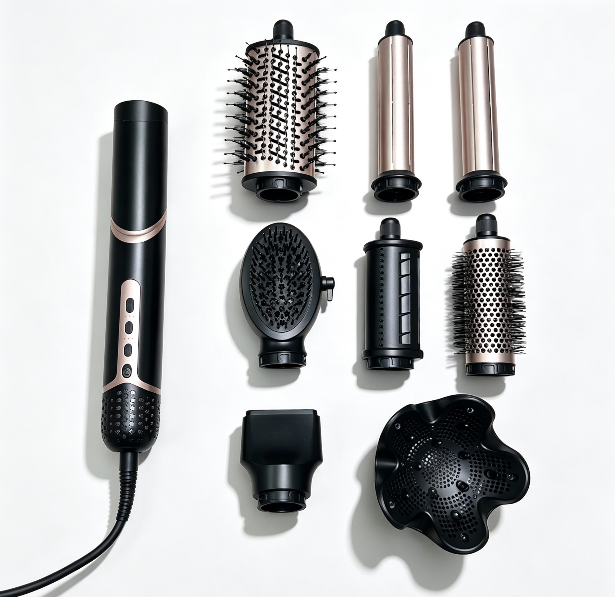 8-in-1 Hot Air Brush | Multi-Function Hair Dryer & Styler – Curl, Straighten & Dry All-in-One,MY SHOP,8-in-1 Hot Air Brush | Multi-Function Hair Dryer & Styler – Curl, Straighten & Dry All-in-One