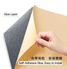 Polyester Fiber Acoustic Wall Sticker,MY SHOP,HushPod Modular Booth