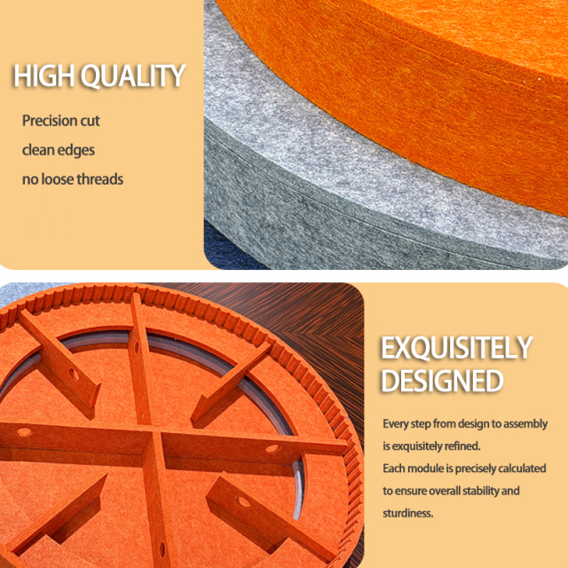 Round Polyester Acoustic Panel,MY SHOP,AcousticCloud Ceiling System