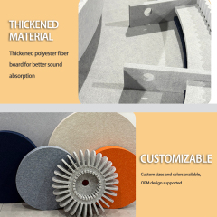 Round Polyester Acoustic Panel,MY SHOP,AcousticCloud Ceiling System