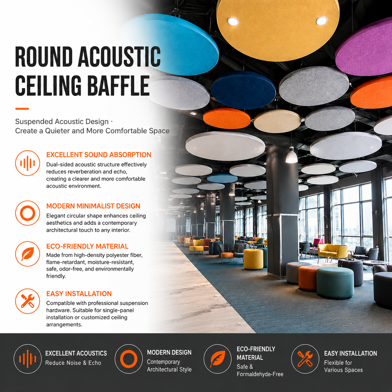 Sound insulation and absorption material product