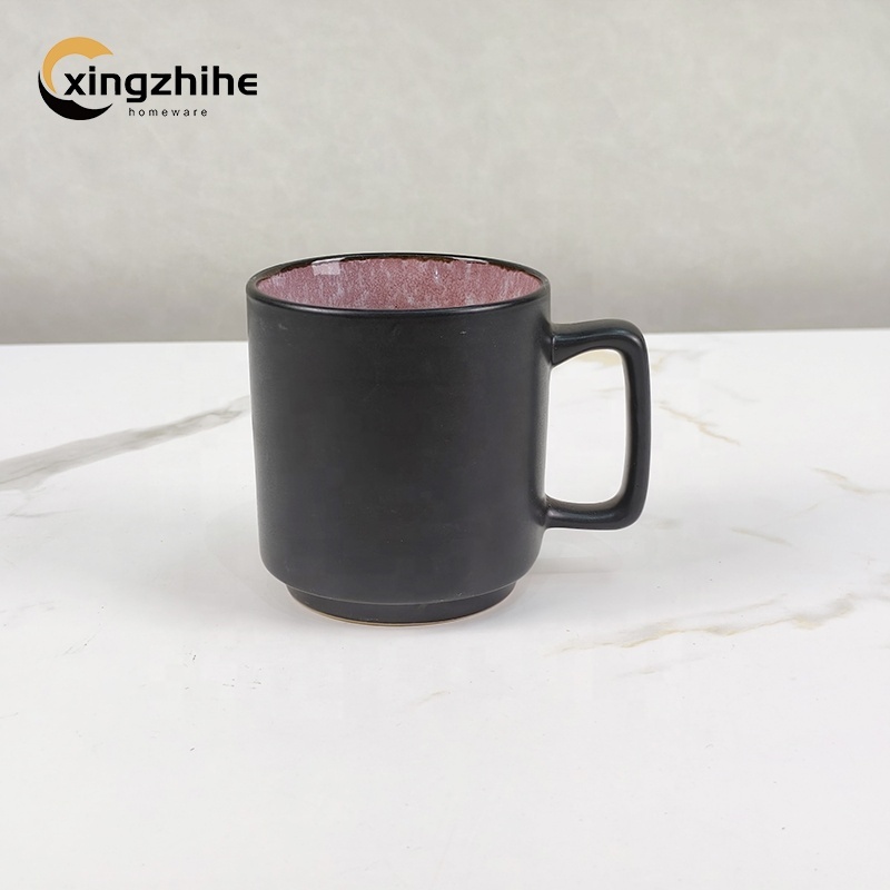 New Arrival Luxury Eco-Friendly Stoneware Dinnerware Sets with Pink Speckle Design for Home & Office Dining