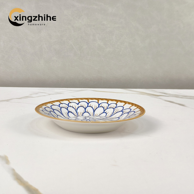 Hot Sales Japanese Ceramic Bowl Set Gift Box with Underglaze Color Hand-painted Tableware Dishwasher Microwave Safe Eco-Friendly