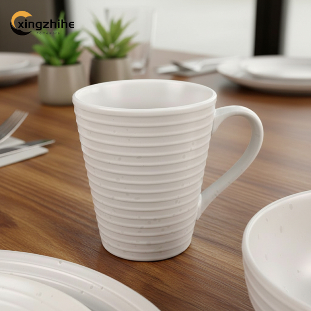 18/16/12 Pcs White Lipped Pearl Stoneware Tableware Set Digital Printing Dishwasher Safe Eco-Friendly Microwave Safe BPA Free