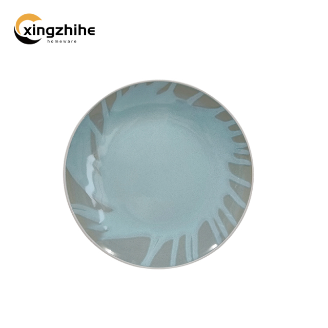 18/16/12 Pcs Luxury Blue Kiln Altered Glaze European Design Stoneware Tableware Set Dishwasher Safe Eco-Friendly BPA Free Home