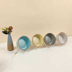 Sample Available Wholesale Modern Creative Ceramic Eco-Friendly Customized Soup & Rice Bowls 6" Wedding Business Gift Box Set