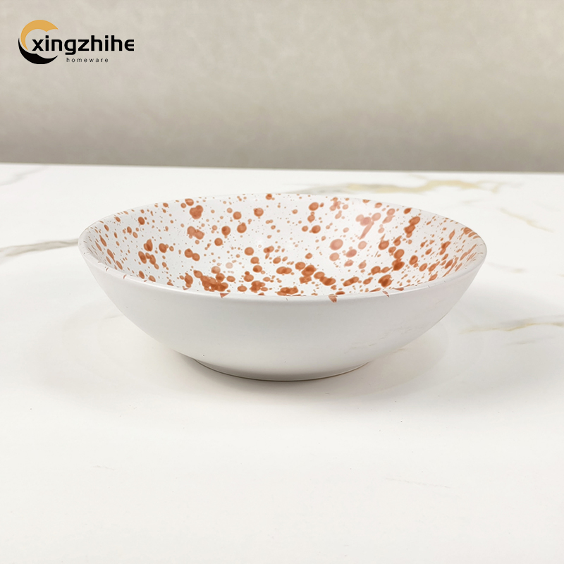 18/16/12-Piece Speckled Vintage Stoneware Dinnerware Sets-Dishwasher Safe Eco-Friendly BPA Free Durable Oven/Microwave Safe Heat