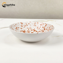 18/16/12-Piece Speckled Vintage Stoneware Dinnerware Sets-Dishwasher Safe Eco-Friendly BPA Free Durable Oven/Microwave Safe Heat