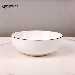 18/16/12/Piece White Luxury Europe Ceramic Stoneware Dinnerware Sets Custom Glaze Dinner/Salad Plates Mugs Subtle Vertical