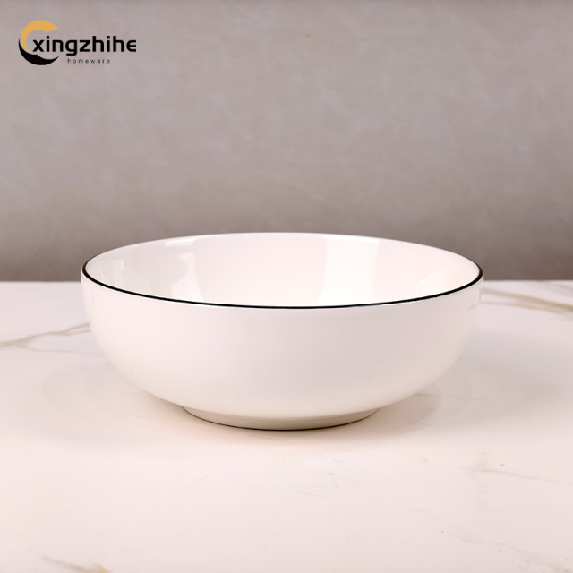 18/16/12/Piece White Luxury Europe Ceramic Stoneware Dinnerware Sets Custom Glaze Dinner/Salad Plates Mugs Subtle Vertical