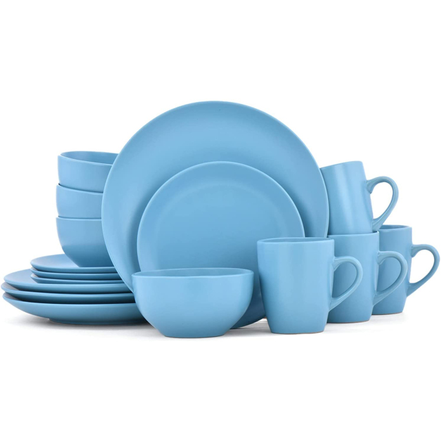 Sample Available Dinnerware Dinner Set Wholesale High Quality Ceramic Plate Western Customized Box Style Packing Color Feature