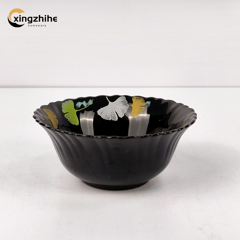 Modern Design Eco-Friendly Sustainable Reusable Glass Dinnerware Set BPA Free Heat-Resistant Dishwasher Microwave