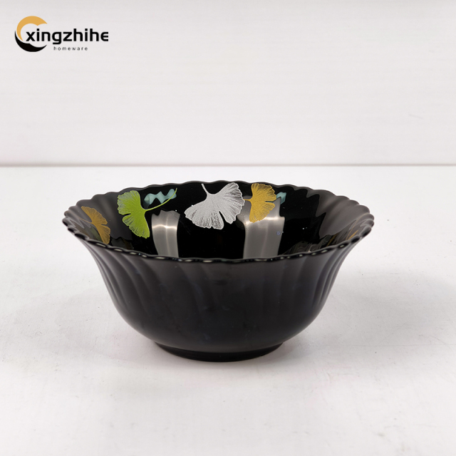 Modern Design Eco-Friendly Sustainable Reusable Glass Dinnerware Set BPA Free Heat-Resistant Dishwasher Microwave