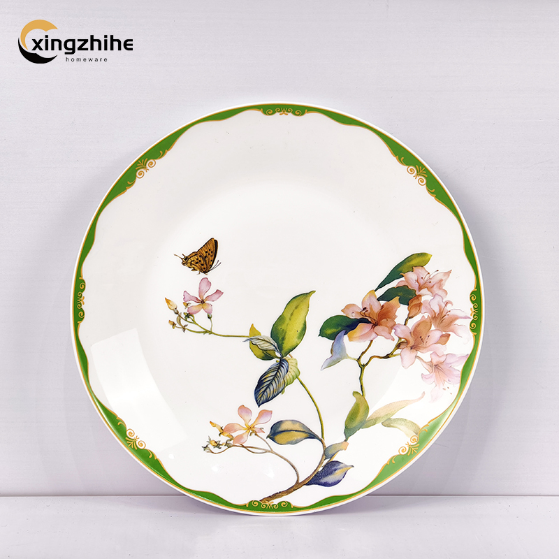 Modern Design Eco-Friendly Sustainable Reusable Glass Dinnerware Set BPA Free Heat-Resistant Dishwasher Microwave