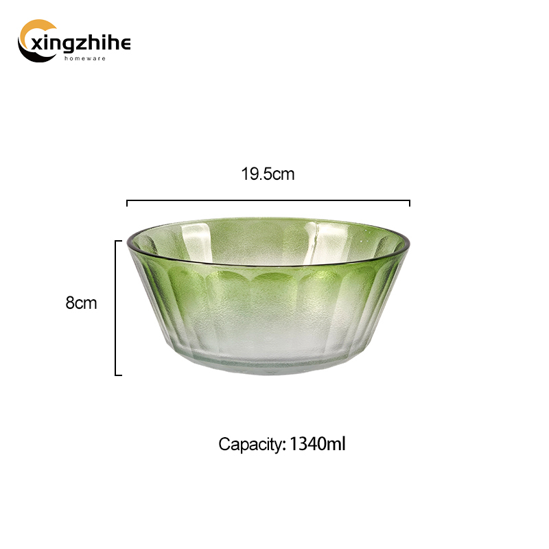 Sample Available Wholesale Modern Creative Eco-Friendly Customized Pasta Soup Rice Bowls Glass Party Wedding Gift Box Set