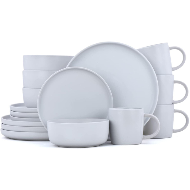 Sample Available Dinnerware Dinner Set Wholesale High Quality Ceramic Plate Western Customized Box Style Packing Color Feature